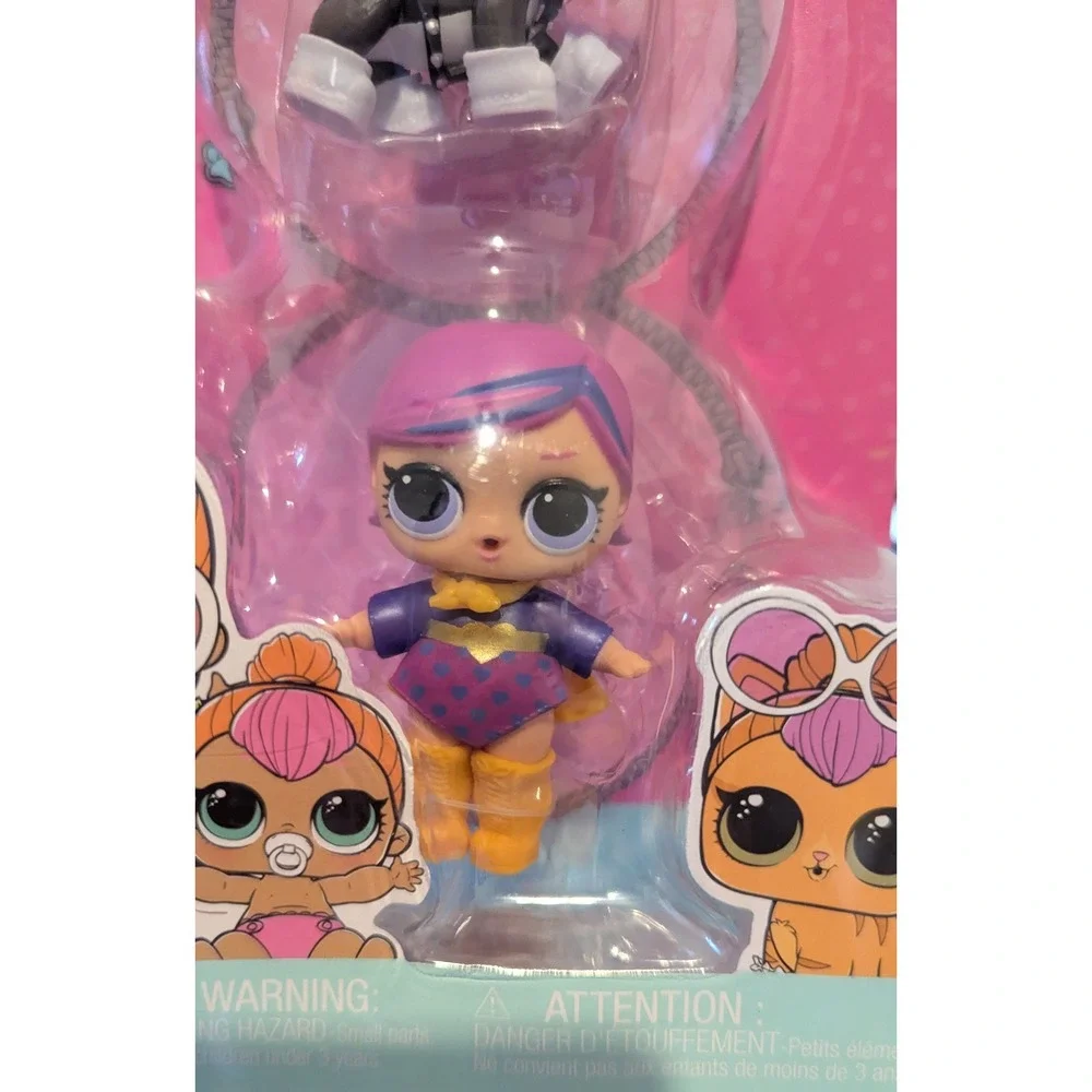 LOL Surprise 3 Pack Figure Set‎ Mini Doll Pet Cat and Lil Sister 2021 MGA New